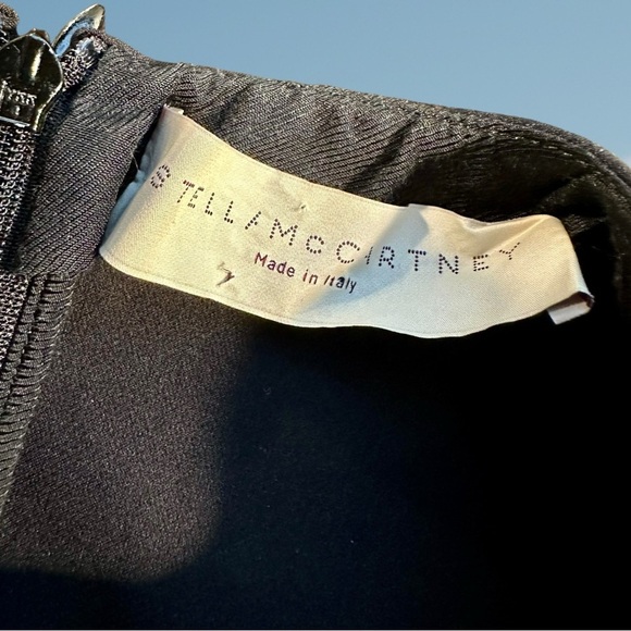 Stella McCartney Fall 2011 RTW Black Velvet Peplum Bodycon Dress Size 2 - Picture 9 of 16